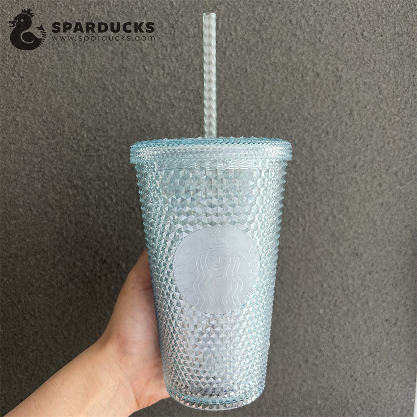 16oz Grande Japan Icy Blue Studded Tumbler
