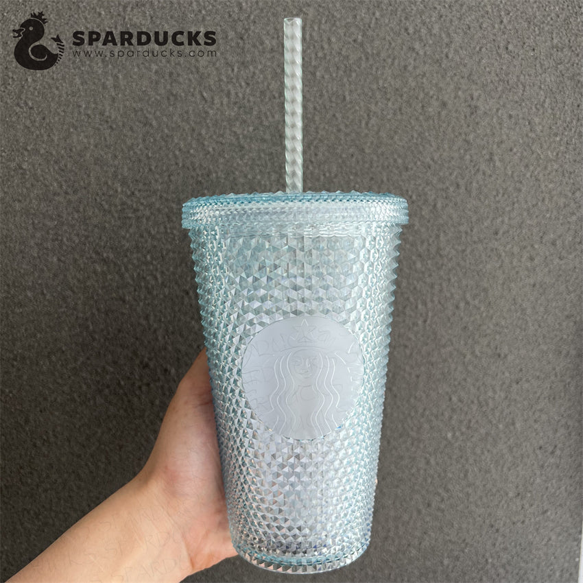 16oz Grande Japan Icy Blue studded Tumbler