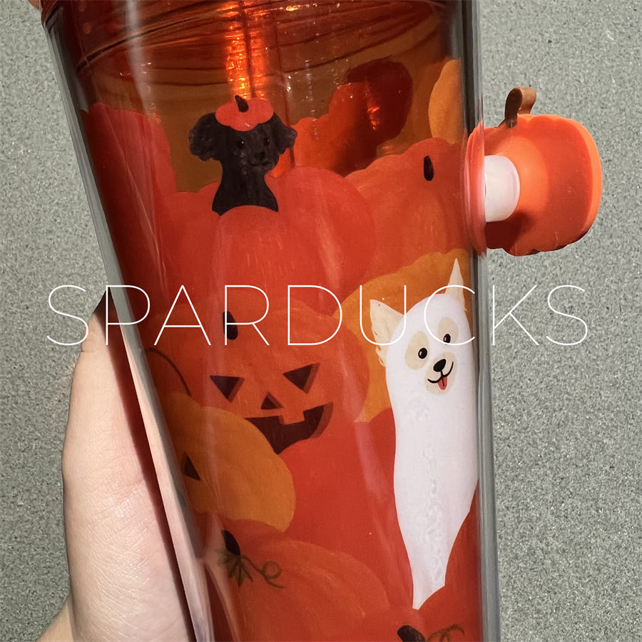 16oz HK Halloween Pumpkin Cold Cup