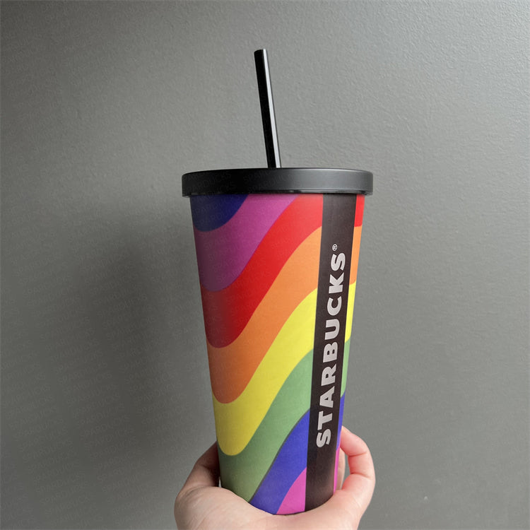 19oz China Rainbow Stainless Tumbler