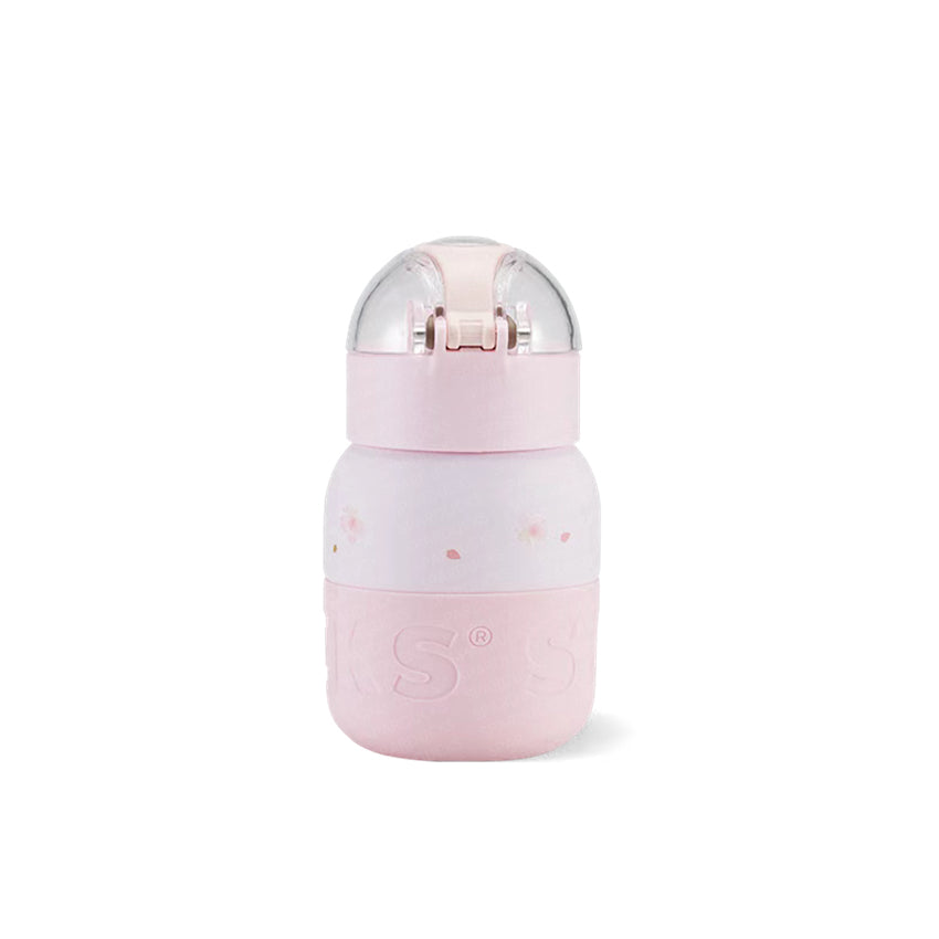 12oz China Pink Sakura SS bottle with Bag