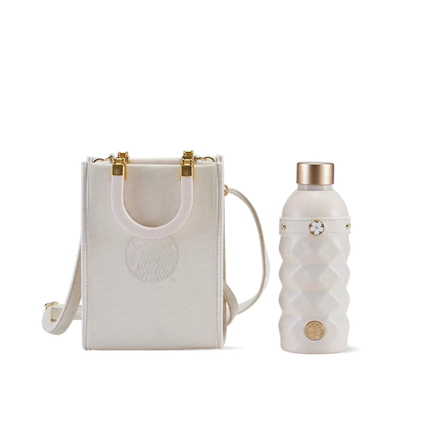 14oz China White Stainless Steel Bottle with Bag