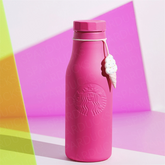 16oz China Summer Fluorescent Pink SS Bottle