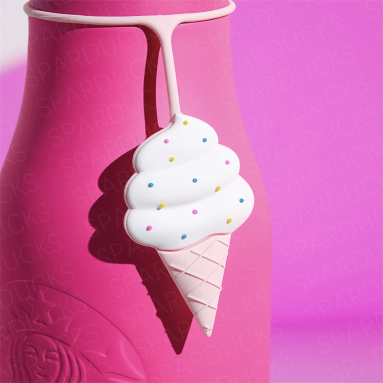 16oz China Summer Fluorescent Pink SS Bottle