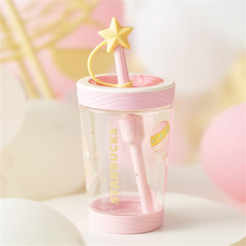 18oz China Pink Balloon Contigo Tumbler With Straw