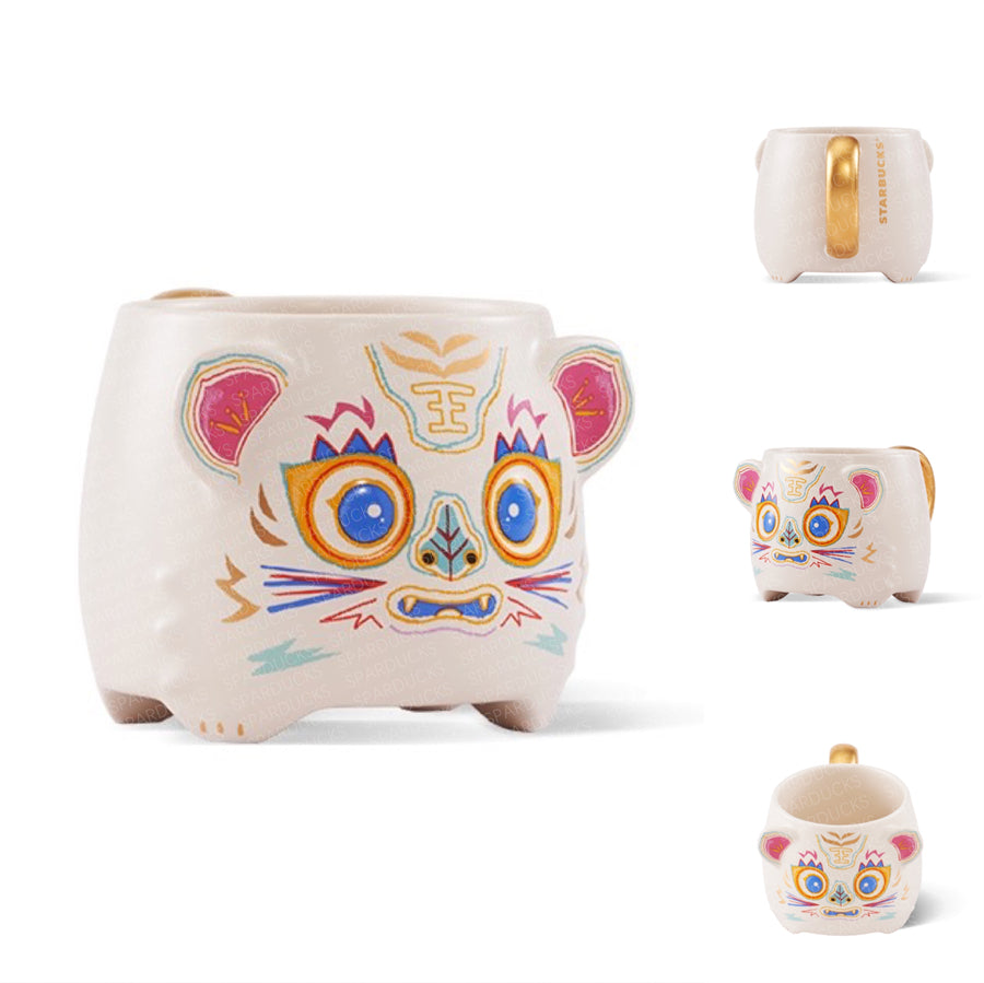 12oz China Traditional Tiger Mug