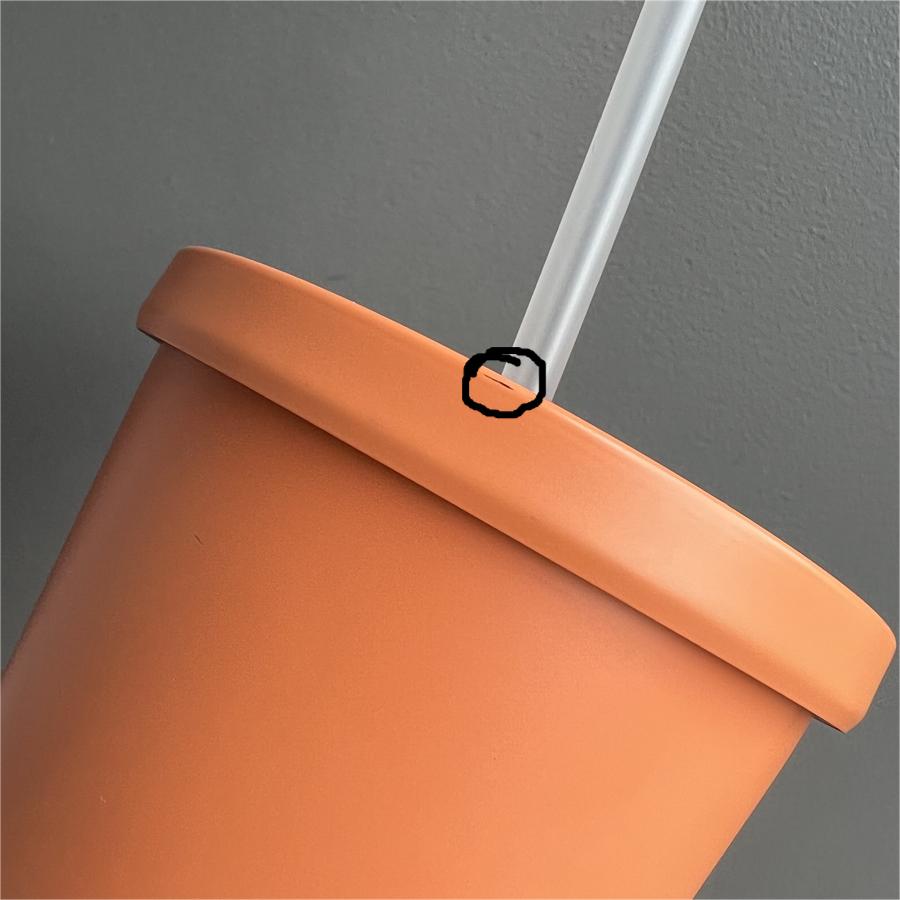 Second Chance 16oz Orange SS Tumbler with Defects