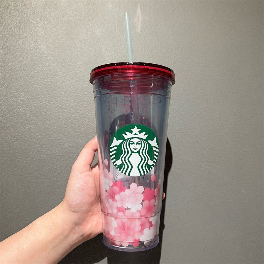 20oz Korea 2019 Sakura Plastic Tumbler HTF