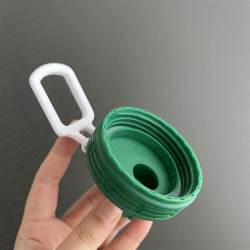 35oz China White&Green Plastic Cold Water Bottle