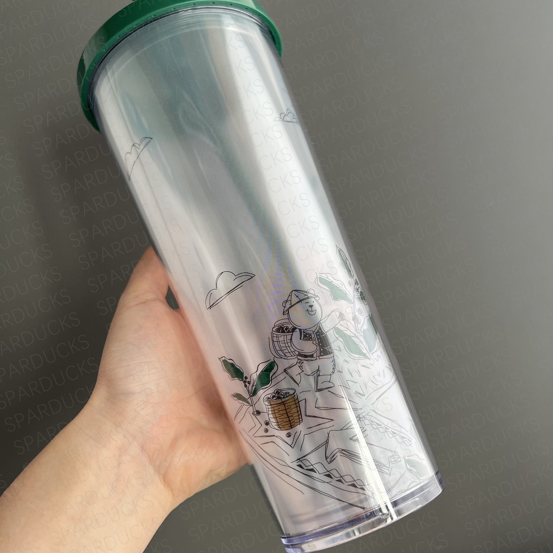 24oz China 2022 Coffee Planting Cold Cup