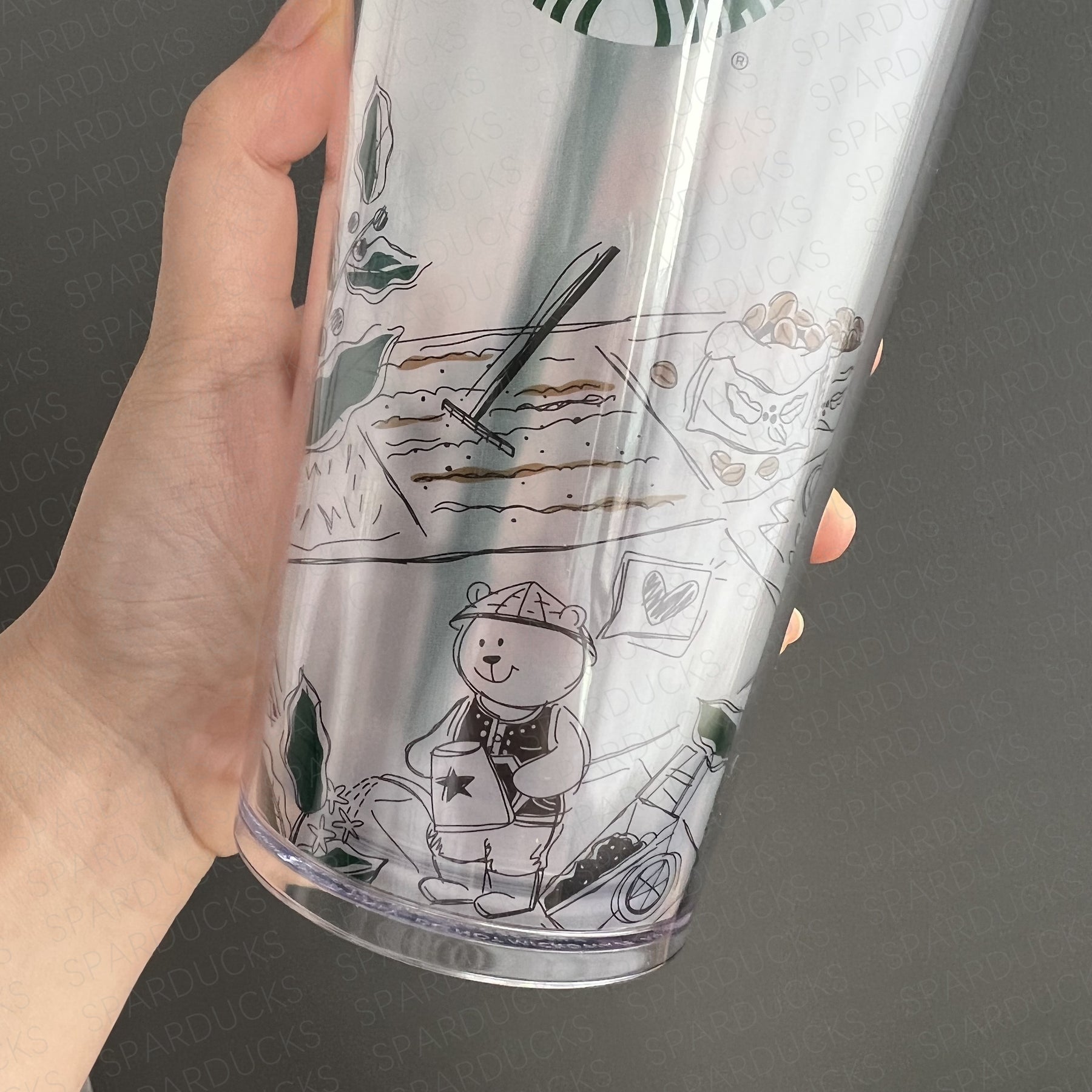 24oz China 2022 Coffee Planting Cold Cup