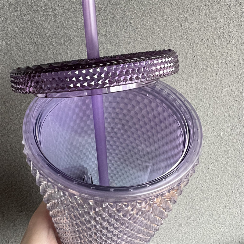 24oz Korea Purplebeam Sakura Studded Cold Cup
