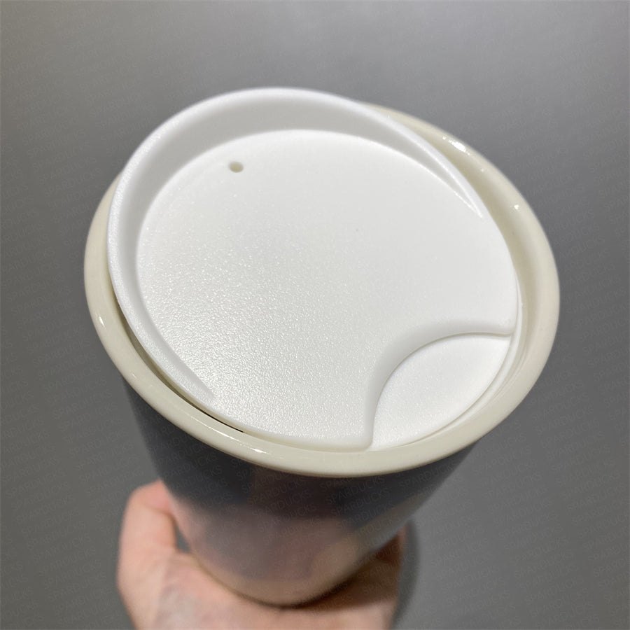 12oz Taiwan 2019 Blue Bunny Double Wall Ceramic Tumbler