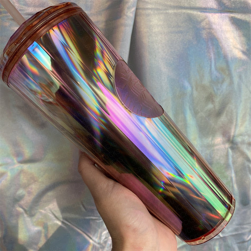 24oz China Pale Rose Gold Dome Tumbler