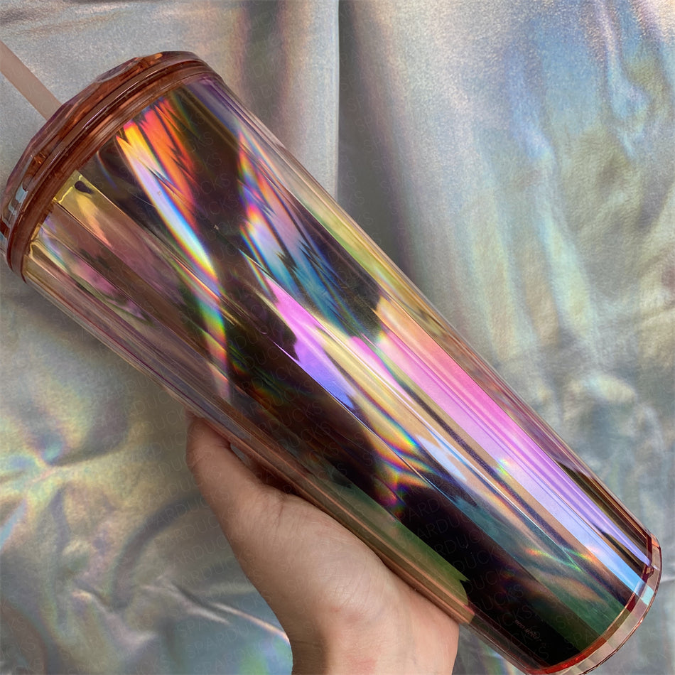 24oz China Pale Rose Gold Dome Tumbler