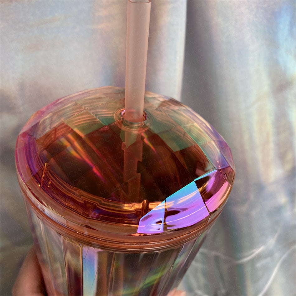24oz China Pale Rose Gold Dome Tumbler