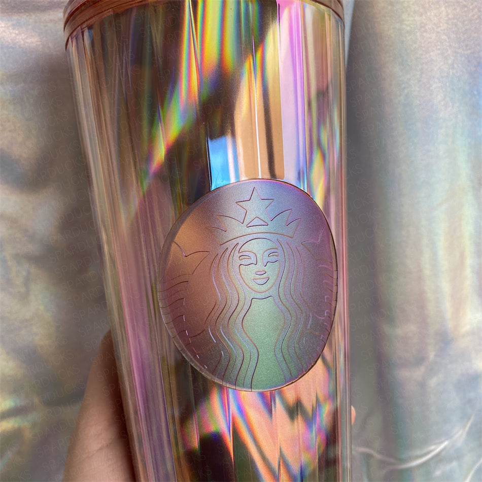24oz China Pale Rose Gold Dome Tumbler