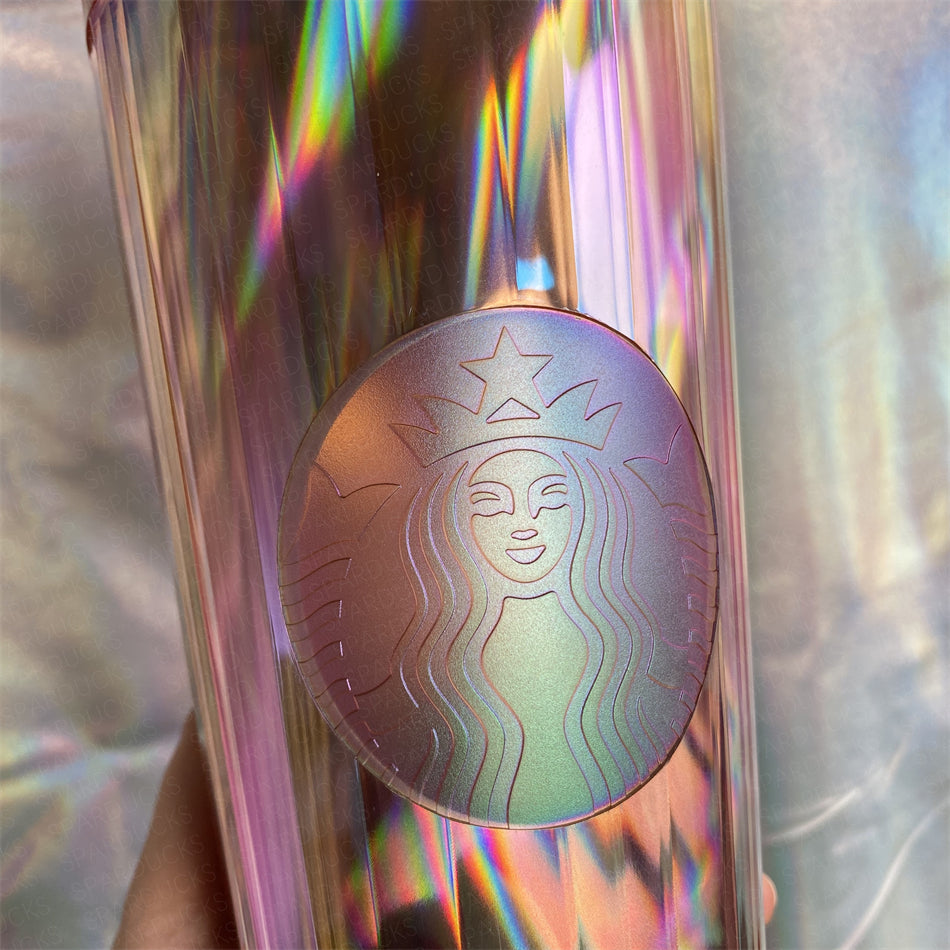 24oz China Pale Rose Gold Dome Tumbler