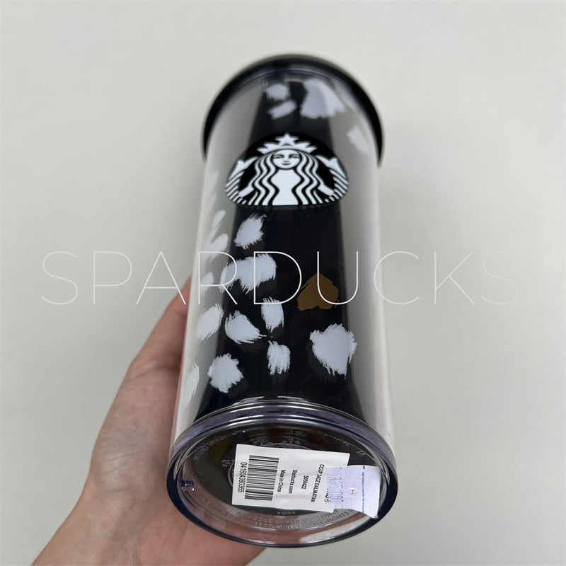 24oz Indonesia Black White Cold Cup