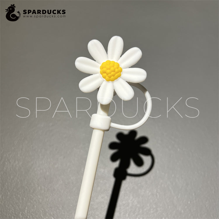 7mm Cute Straw Topper *Daisy