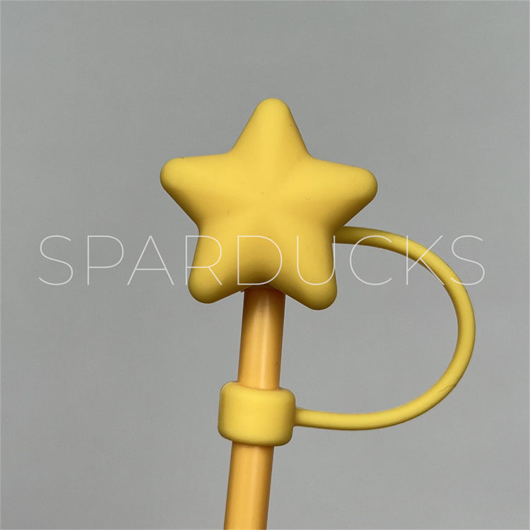 7mm Cute Straw Topper *Yellow Star