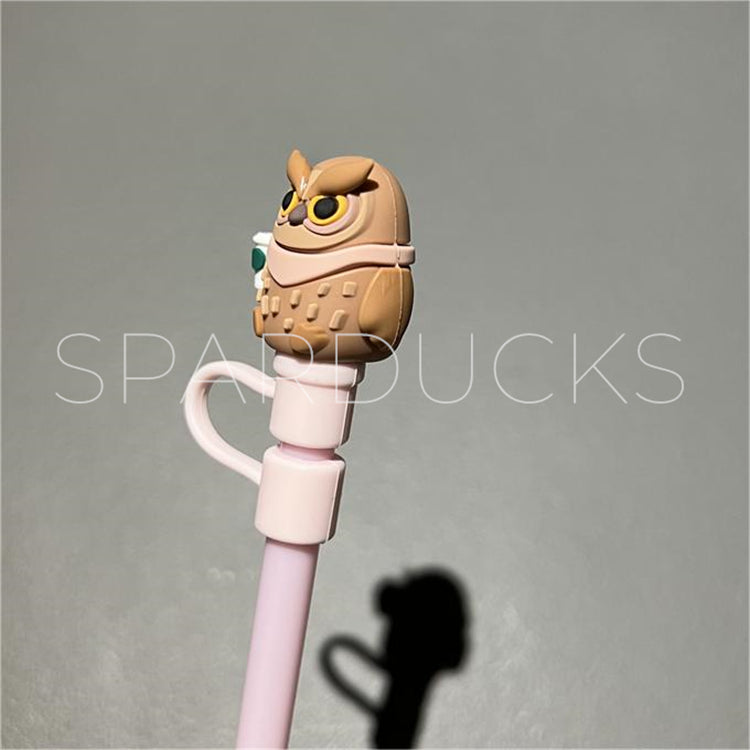 7mm Cute Straw Topper *Owl