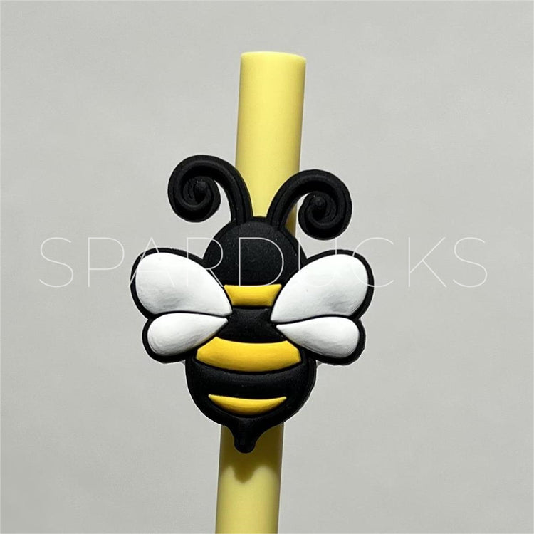 7mm Cute Straw Topper *Bee