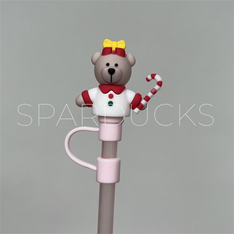 7mm Cute Straw Topper *Magic Bear