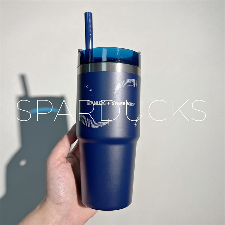 16oz Starry  SS Tumbler with Straw