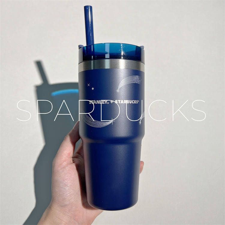 16oz Starry  SS Tumbler with Straw