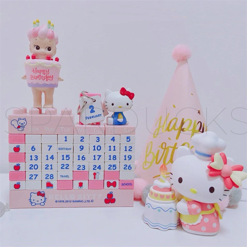 Pink HelloKitty Block Calendar