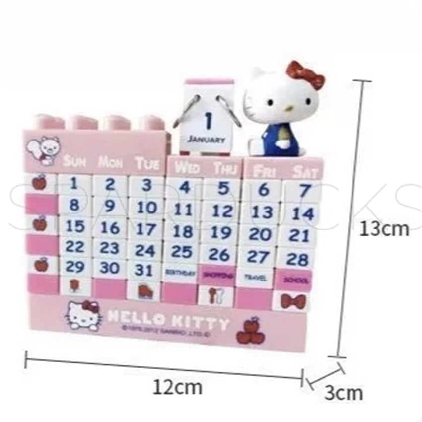 Pink HelloKitty Block Calendar