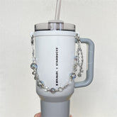 Stanley Aesthetics - Silver Beaded Charm