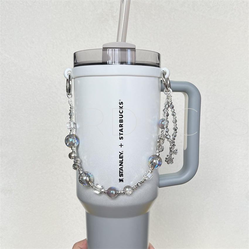 Stanley Aesthetics - Silver Beaded Charm