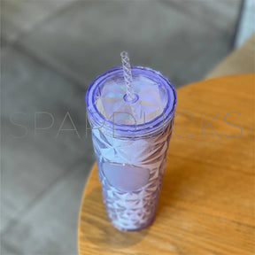 24oz China Purple Glitter Studded Tumbler – SPARDUCKS