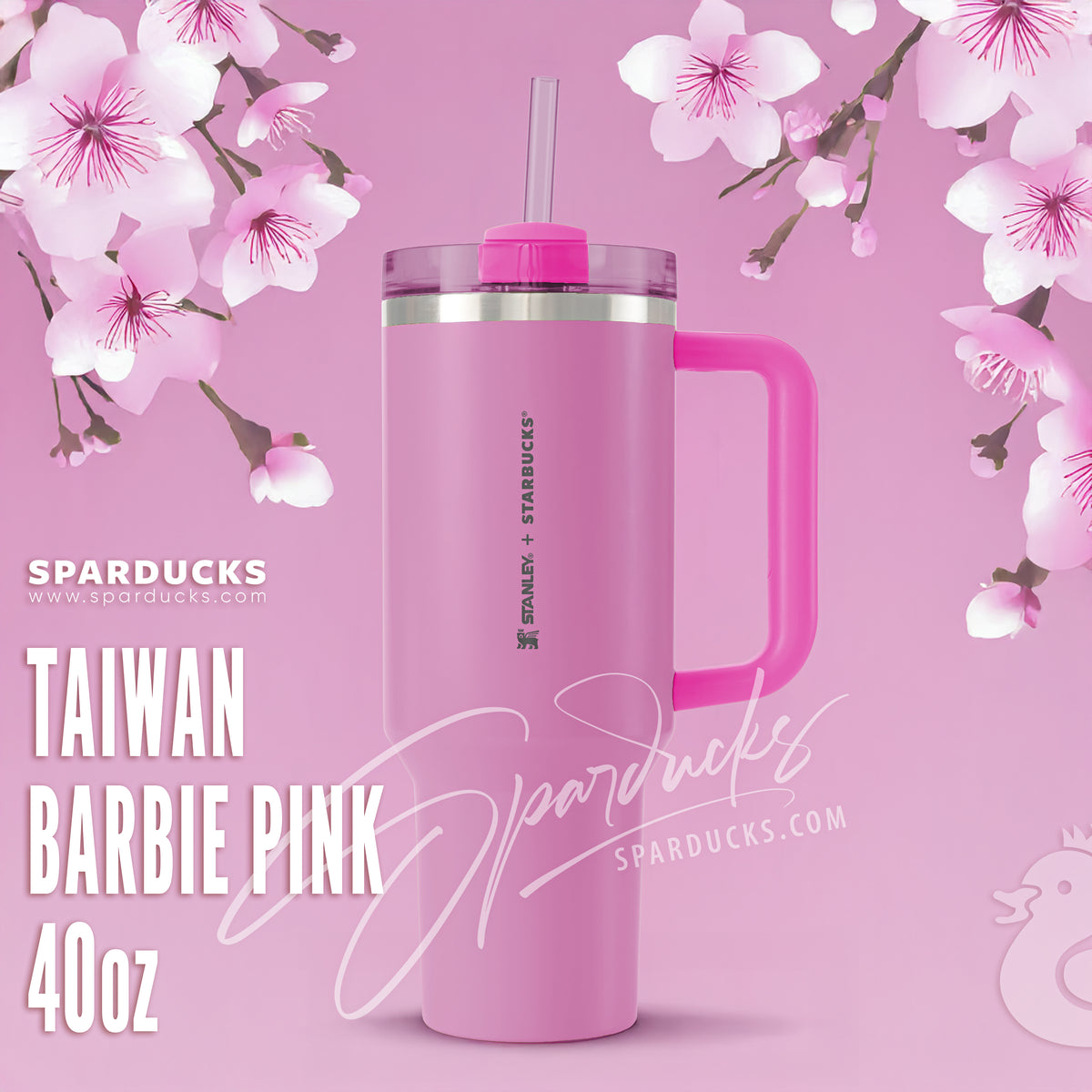 40oz Taiwan Barbie Pink Stanley Cup