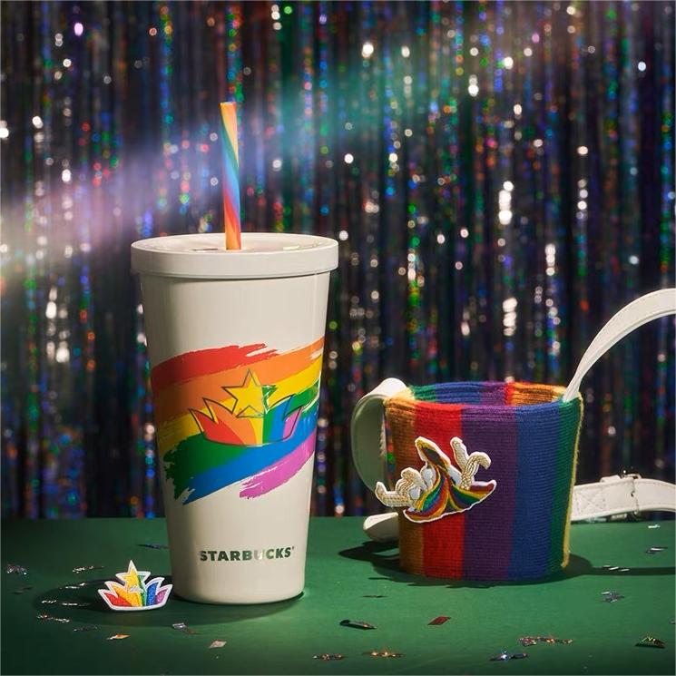 19oz China Love Rainbow SS Tumbler with Sleeve