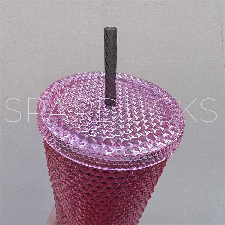 24oz HK Blackpink Pink Studded Cup with Box