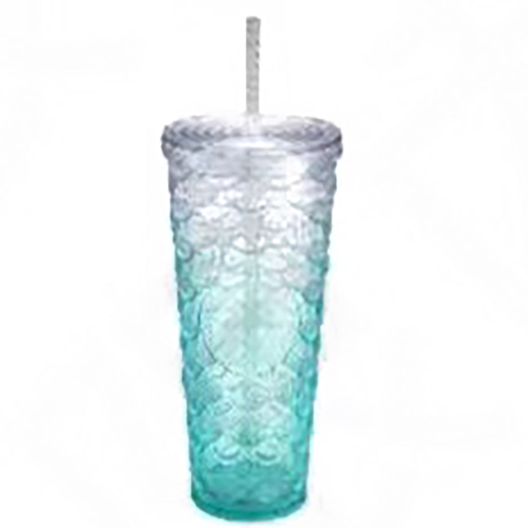 24oz Taiwan Blue Gradient Scales Cup