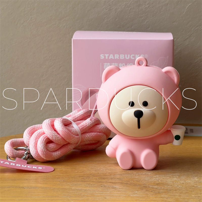 Lanyard Chain Earphone Bear Bag