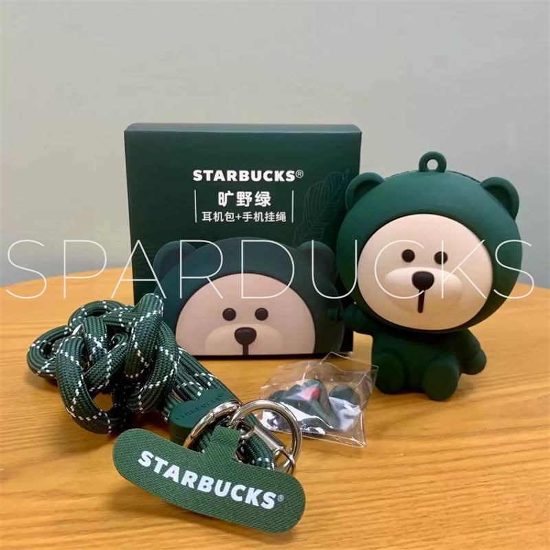 Lanyard Chain Earphone Bear Bag