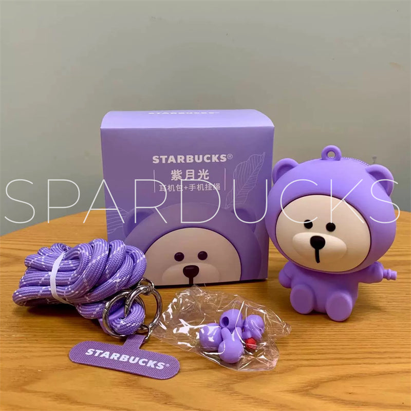 Lanyard Chain Earphone Bear Bag