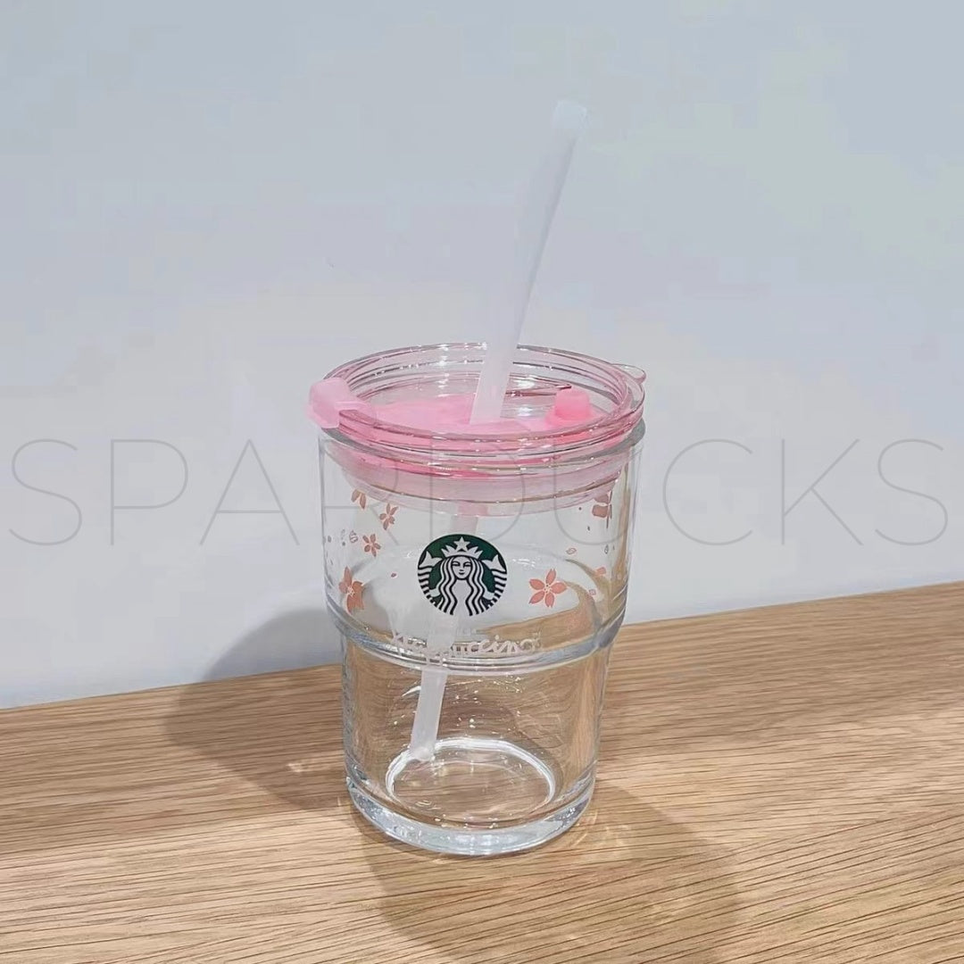 12oz Frappuccino Glass With Straw