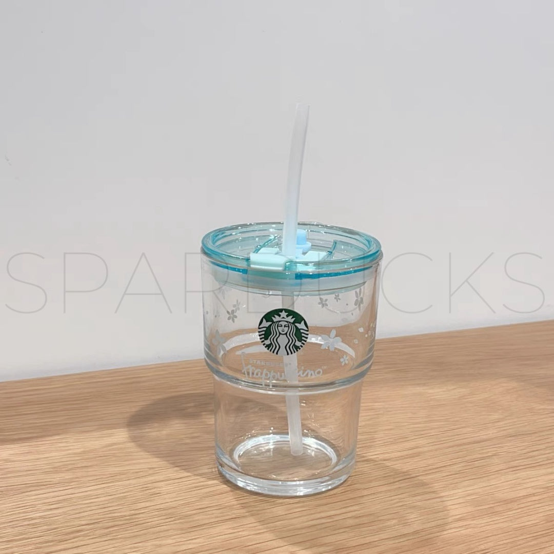 12oz Frappuccino Glass With Straw