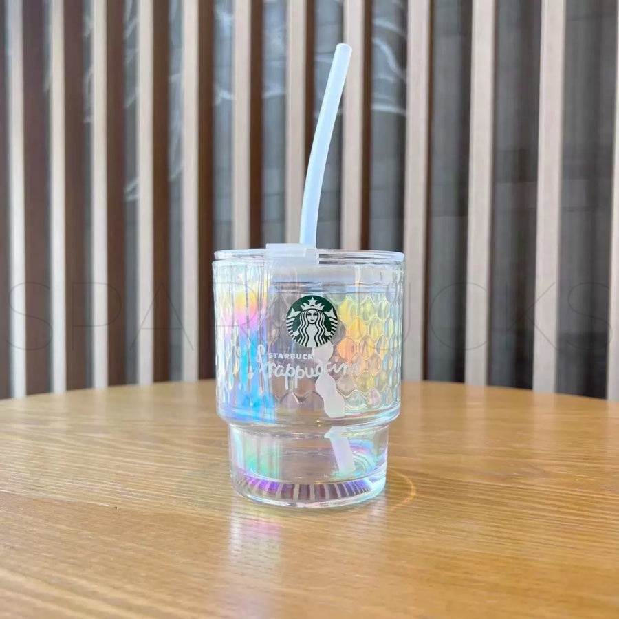 12oz Frappuccino Glass With Straw