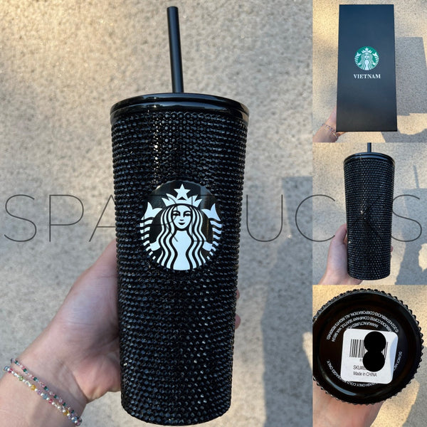 OHIA 16oz VN Black Rhinestone Tumbler – SPARDUCKS
