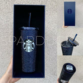 16oz Thai Blue Rhinestone Tumbler