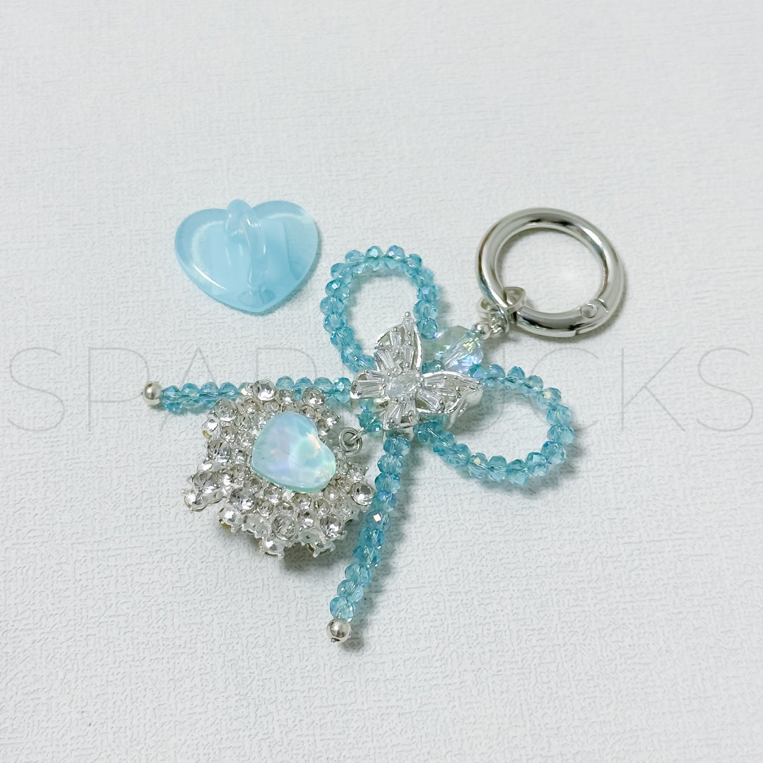 Tumbler Charm - Blue Heart