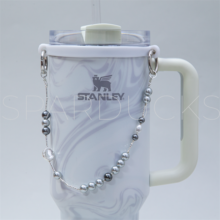 Stanley Aesthetics - Dark Pearl Beaded Charm