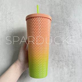 24oz PH Cantaloupe Studded Cold Cup